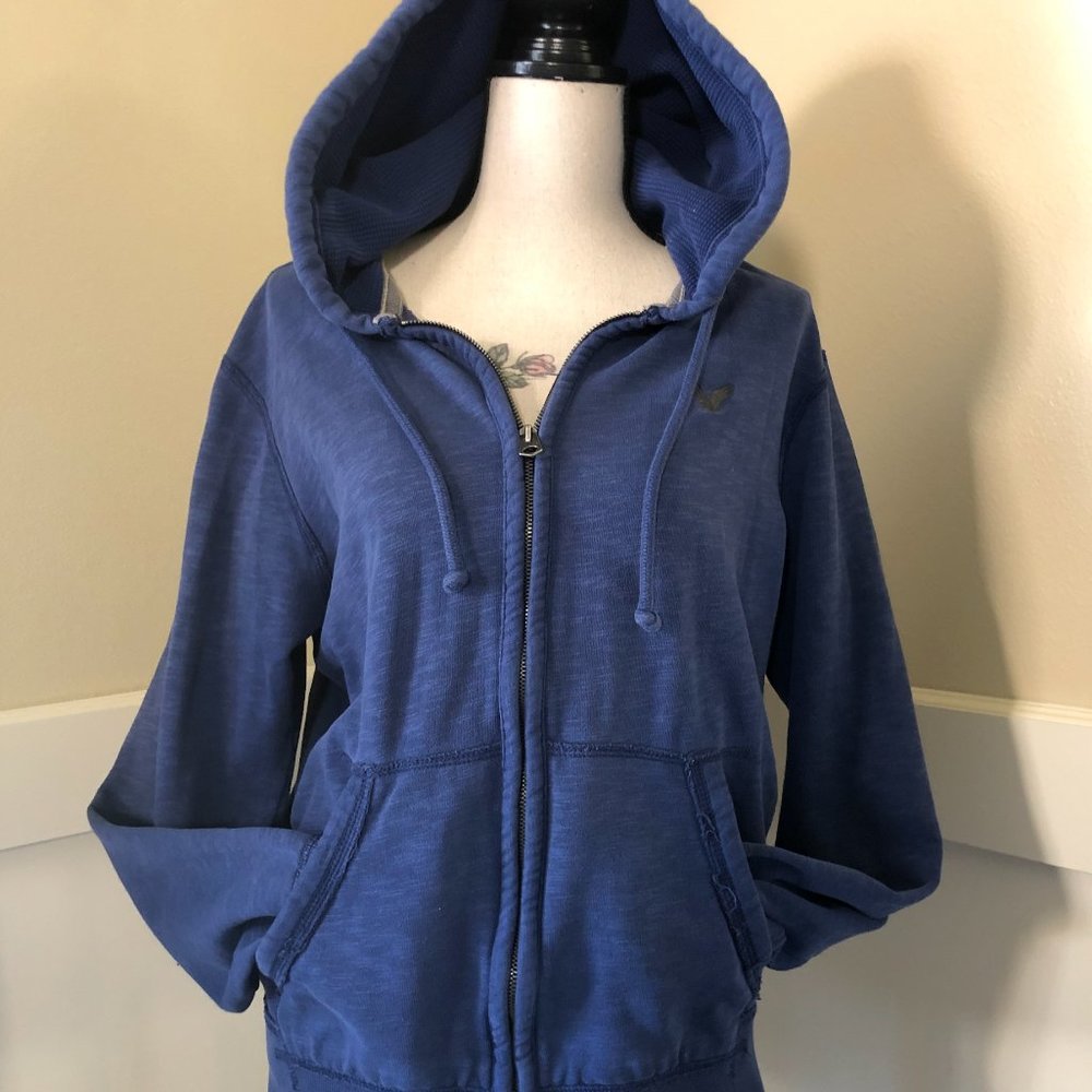 American Eagle Hoodie with Thermal Hood Medium